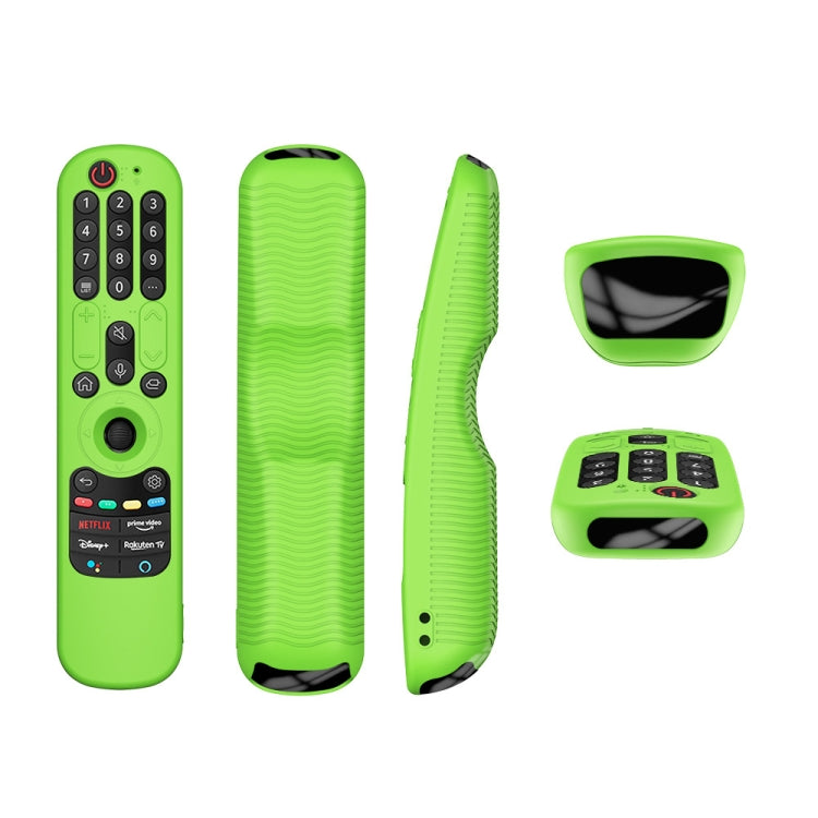 For LG An-MR21GC / AN-MR21N / AN-MR21GA TV Remote Control Silicone Protective Case(Luminous Green) - Consumer Electronics by buy2fix | Online Shopping UK | buy2fix