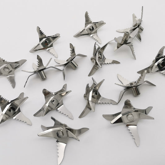 10 PCS CA-AD540 Portable Electric Juice Cup Six-blade Teeth Blade by buy2fix