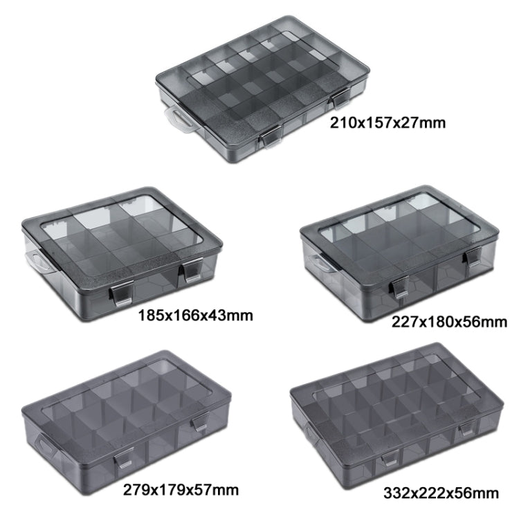 Multi-Compartment Sorted Electronic Parts Organiser, Specifications: 15 Grid - Storage Bags & Boxes by buy2fix | Online Shopping UK | buy2fix