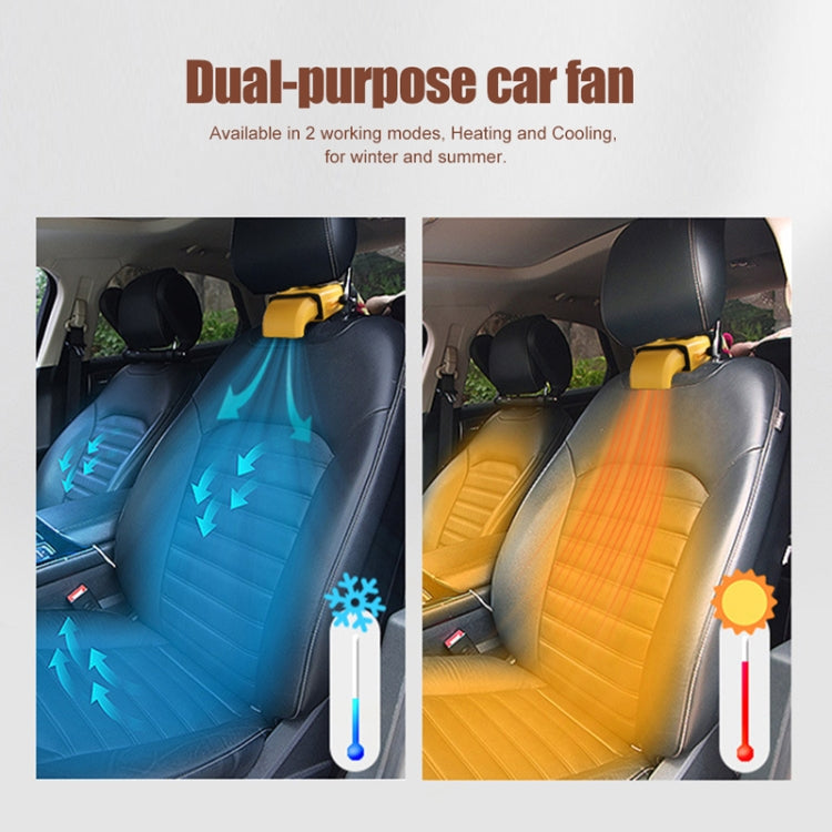 Car 12V Heater Defrost Snow Defogger, Color: Yellow Dual Use - In Car by buy2fix | Online Shopping UK | buy2fix