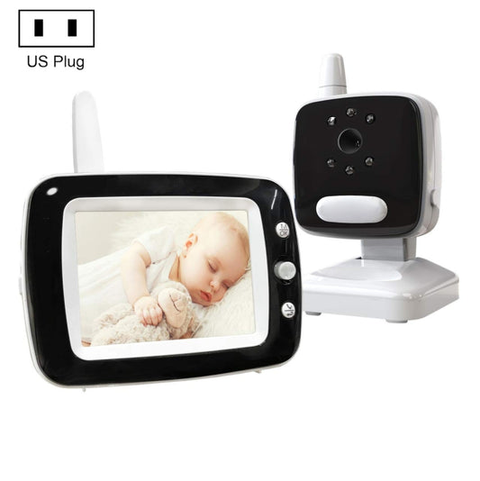 BM35Q 3.5 Inch Wireless Baby Monitor Camera Temperature Monitor 2 Way Audio Night Vision US Plug - Security by buy2fix | Online Shopping UK | buy2fix