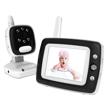 BM35Q 3.5 Inch Wireless Baby Monitor Camera Temperature Monitor 2 Way Audio Night Vision US Plug - Security by buy2fix | Online Shopping UK | buy2fix