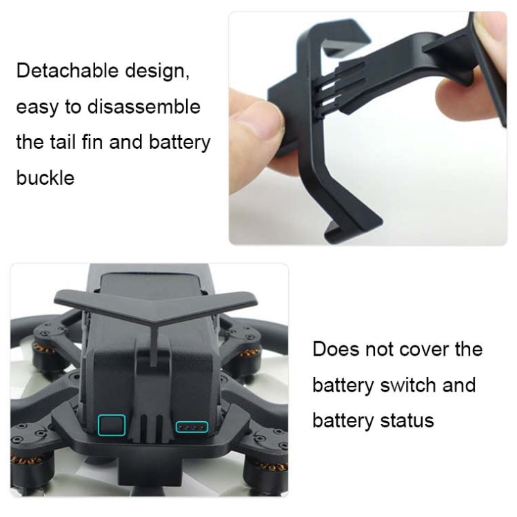 For DJI Avata CQT 2 In 1 Battery Anti-Falling Decorative Rear Wing Buckle Battery(913491) - DJI & GoPro Accessories by CQT | Online Shopping UK | buy2fix