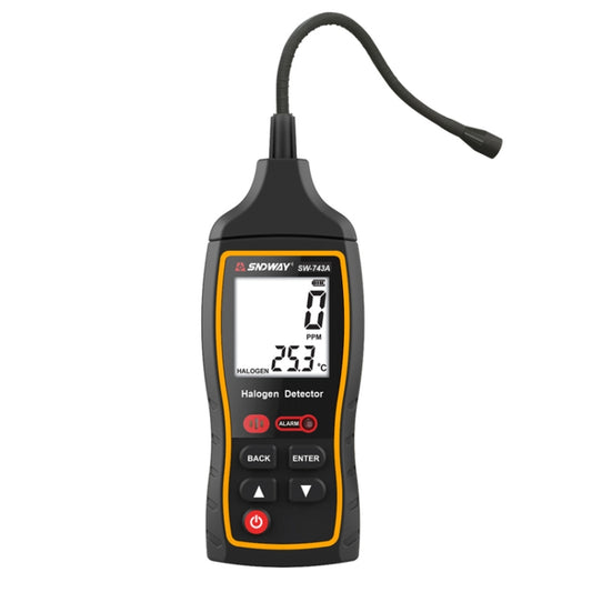 SNDWAY SW743A Halogen Gas Detector Automotive Electronic Air Conditioning Refrigerant Freon Maintenance Leak Detector(Black) by SNDWAY