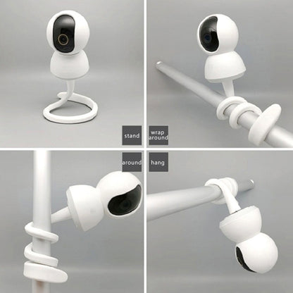 Flexible Twist Mount for Most Cameras with 1/4 Turnbuckles(White) - Security by buy2fix | Online Shopping UK | buy2fix