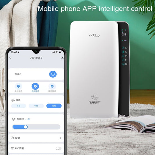 Nobico J001Plus Household Air Purifier, Style: WiFi(US Plug) by nobico