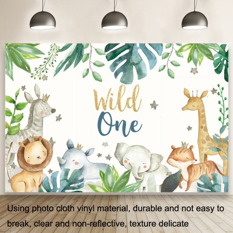 MDN13326 1.5m x 1m Animal Forest Cartoon Birthday Party Banquet Decoration Photo Background Cloth - Camera Accessories by buy2fix | Online Shopping UK | buy2fix