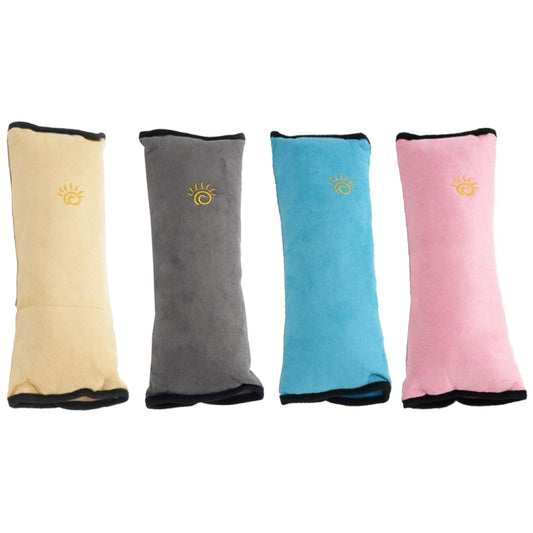 5pcs Children Car Seat Belt Protective Cover Thickened Plush Shoulder Pillow(Gray) by buy2fix