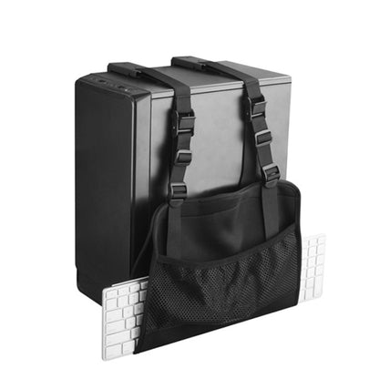 Computer Desktop Host Metal Suspension Frame Adjustable Storage, Style: Storage Bag - Host Bracket by buy2fix | Online Shopping UK | buy2fix