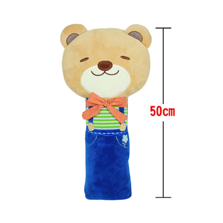 50cm Children Car Belt Cartoon Shoulder Protector Pillow(Cow) - In Car by buy2fix | Online Shopping UK | buy2fix