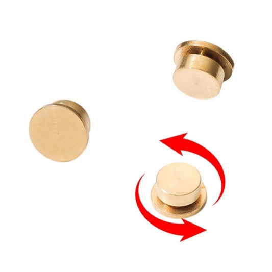 20pcs Metal Rotatable Bearing For DIY Crystal Jewelry Nail Art Decorations 3.7x3.5x2.2mm by buy2fix