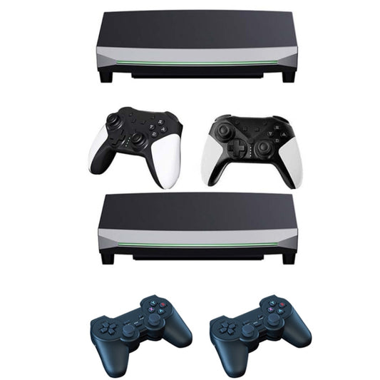 MANTE1 H6 For PSP Simulator Suspension Game Console Four Person Battle Video Gaming Machine 4K HD Game Box, Style: 128G Charging Handle by MANTE1