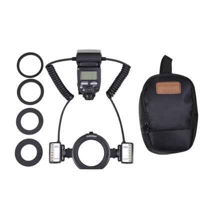 For Canon TTL Oral Insect Insect Teeth Ring Light YONGNUO YN24EX Macro Ring Flash Speedlite(Black) - Ring Light Flashes by YONGNUO | Online Shopping UK | buy2fix