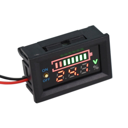 229TY 7-100V Electric Car Lithium Battery Voltage Power Meter Display Switch by buy2fix