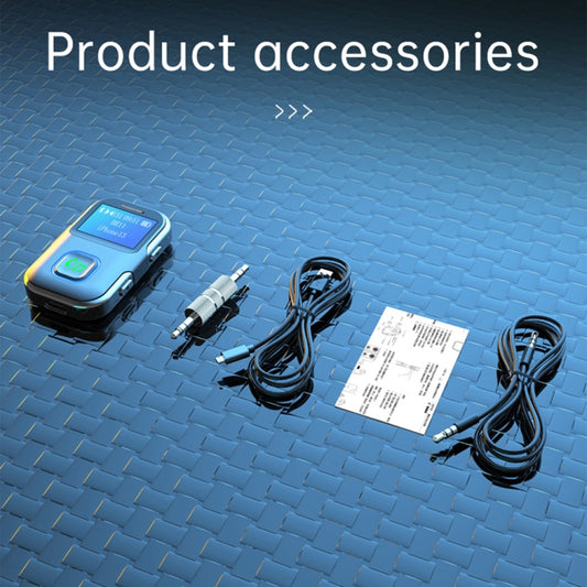 BR11 With Screen Bluetooth Audio Receiver MP3 Player - Bluetooth Adapters by buy2fix | Online Shopping UK | buy2fix