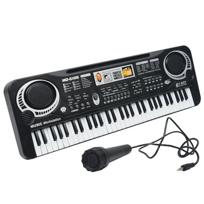 MQ6106 61-Keys Multifunctional Electronic Organ Children Toy with Microphone, Spec: Battery Version - Keyboard Instruments by buy2fix | Online Shopping UK | buy2fix