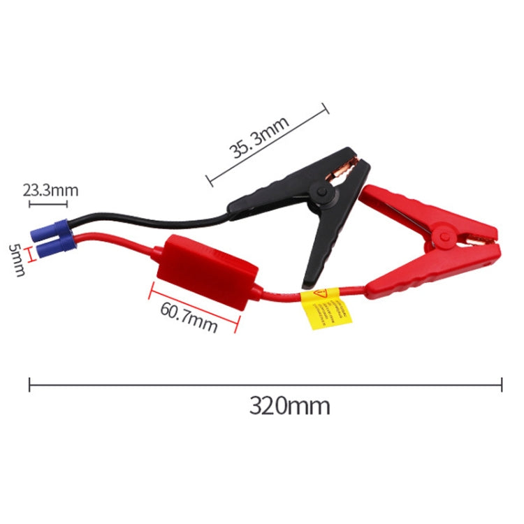 Car Emergency Starter Power Battery Connection Lighter Cable(Large Clip) - In Car by buy2fix | Online Shopping UK | buy2fix