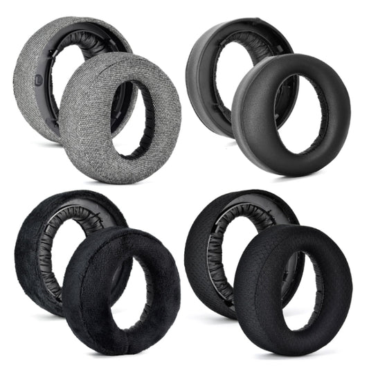 For Sony PS5 Wireless Pulse 3D 2pcs Headphone Replacement Earpads(Burlap Gray) by buy2fix