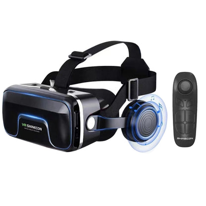 VRSHINECON G04EA+B03 Handle 7th VR Glasses 3D Virtual Reality Game Digital Glasses With Headset - Consumer Electronics by VRSHINECON | Online Shopping UK | buy2fix