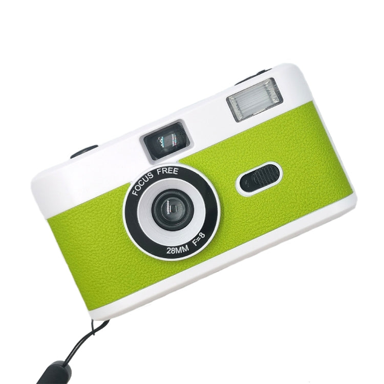 R2-FILM Retro Manual Reusable Film Camera for Children without Film(White+Green) - Consumer Electronics by buy2fix | Online Shopping UK | buy2fix