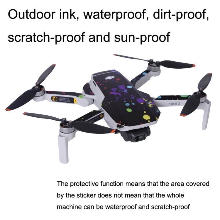 Sunnylife MM2-TZ452 For DJI Mini 2 Waterproof PVC Drone Body + Arm + Remote Control Decorative Protective Stickers Set(Desert Camouflage) - DJI & GoPro Accessories by Sunnylife | Online Shopping UK | buy2fix