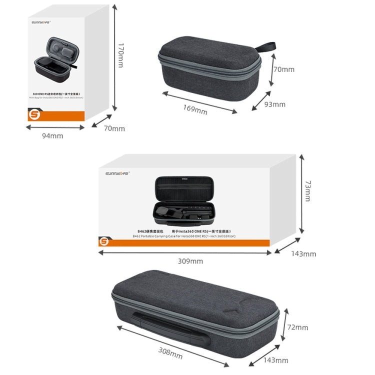 Sunnylife IST-B461 For DJI Insta360 One RS 1-inch Panoramic Camera Storage Single Machine Bag - DJI & GoPro Accessories by Sunnylife | Online Shopping UK | buy2fix