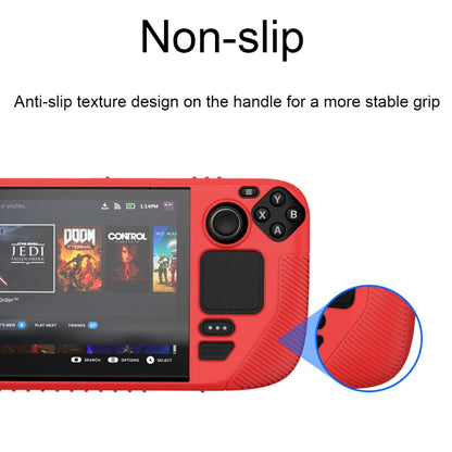 For Steam Deck V3 Non-slip Silicone Protective Case for Pocket Consoles(Green) - Accessories by buy2fix | Online Shopping UK | buy2fix