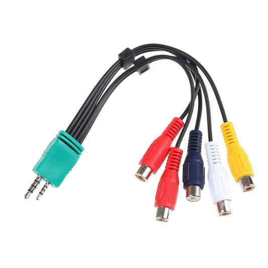 for Samsung 3.5+2.5 to 5RCA Double-head LCD TV AV Cable Component Signal Cable by buy2fix