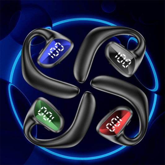 M-K8 Bluetooth Headset Ear Hanging Business Model Air Conduction Earphone(Black) by buy2fix
