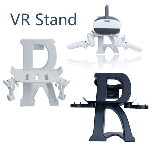 For Meta Quest 2 /Pico 4 /Pro VR Headset Display Stand Holder Mount(White) by buy2fix