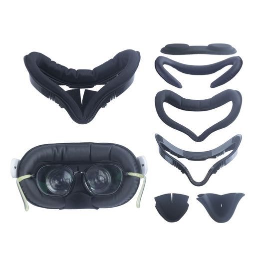 For Meta Quest 2 VR Headset 6pcs/set Replacement Face Eye Pad Cushion(Black) by buy2fix