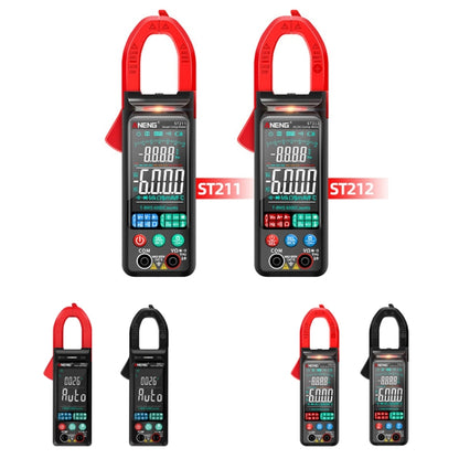 ANENG Large Screen Multi-Function Clamp Fully Automatic Smart Multimeter, Specification: ST212 Red DC Current - Consumer Electronics by ANENG | Online Shopping UK | buy2fix