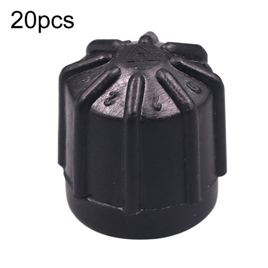 20pcs Car Air Conditioner Dustproof Plastic Valve Leakproof Cap(Large) - In Car by buy2fix | Online Shopping UK | buy2fix