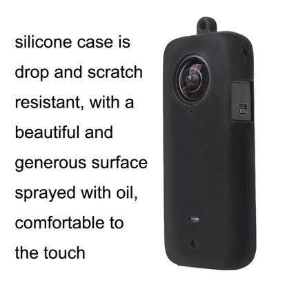 For Insta360 One X2 Sunnylife ST-Q9420 Silicone Protective Case Black Lens Screen Case - DJI & GoPro Accessories by Sunnylife | Online Shopping UK | buy2fix