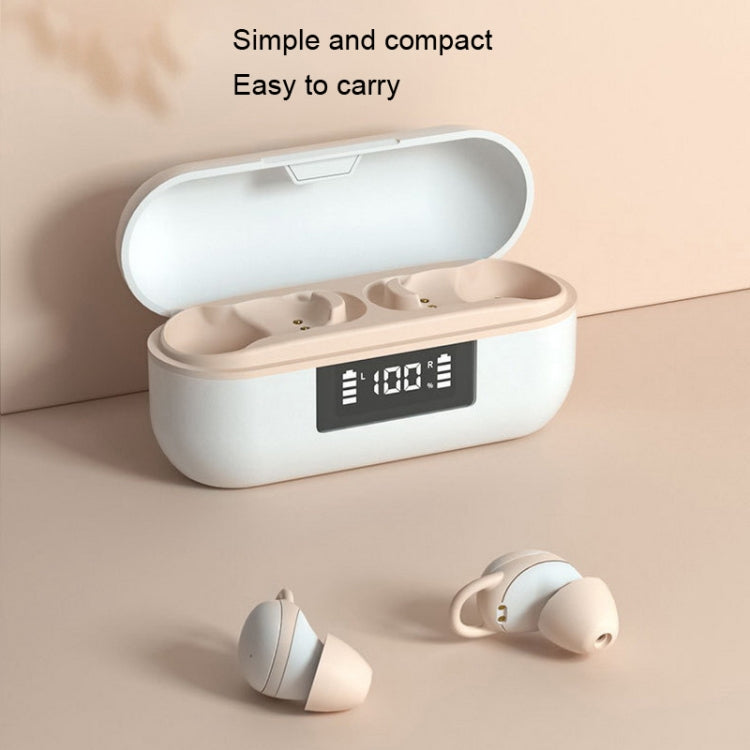 X999 Mini Wireless Noise Reduction With Digital Display Charging Bin Bluetooth Earphone(Skin Color) - Bluetooth Earphone by buy2fix | Online Shopping UK | buy2fix