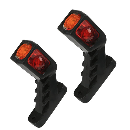 MK-216 1pair 12-24V 9LED Side Marker Lighting Outline Marker Truck Light Trailer Side Marker Lights(As Show) by buy2fix