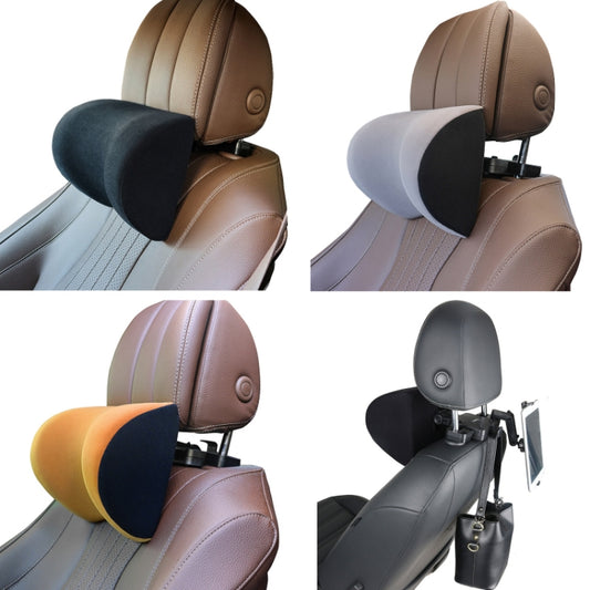 A09 5D Car Universal Adjustment U-shaped Memory Foam Headrest, Color: Gray by buy2fix