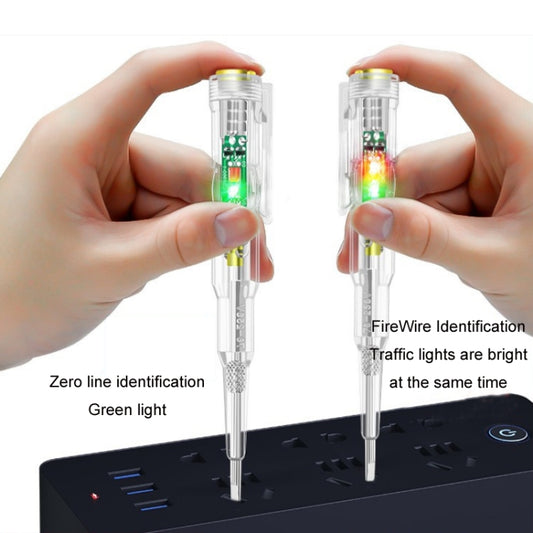 Multi-Functional High-Brightness Color Light Intelligent Sensor On-Off Electroscope Pen(With Packaging) by buy2fix