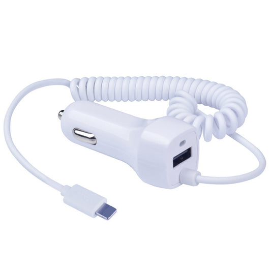 522AL Fast Charging With Cable Car Charging, Output Interface: 8 Pin (White) by buy2fix