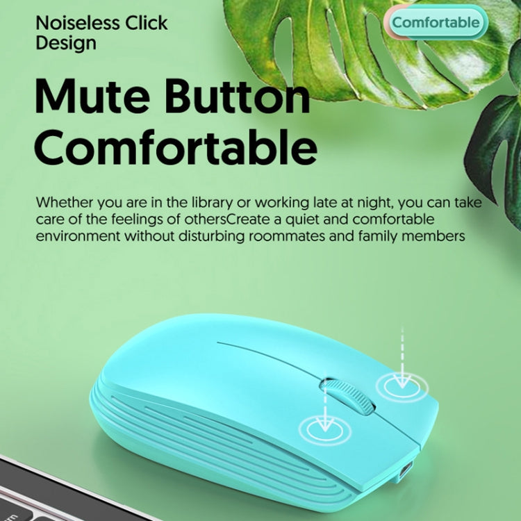 811 3 Keys Laptop Mini Wireless Mouse Portable Optical Mouse, Spec: Double Model (Blue) - Wireless Mice by buy2fix | Online Shopping UK | buy2fix