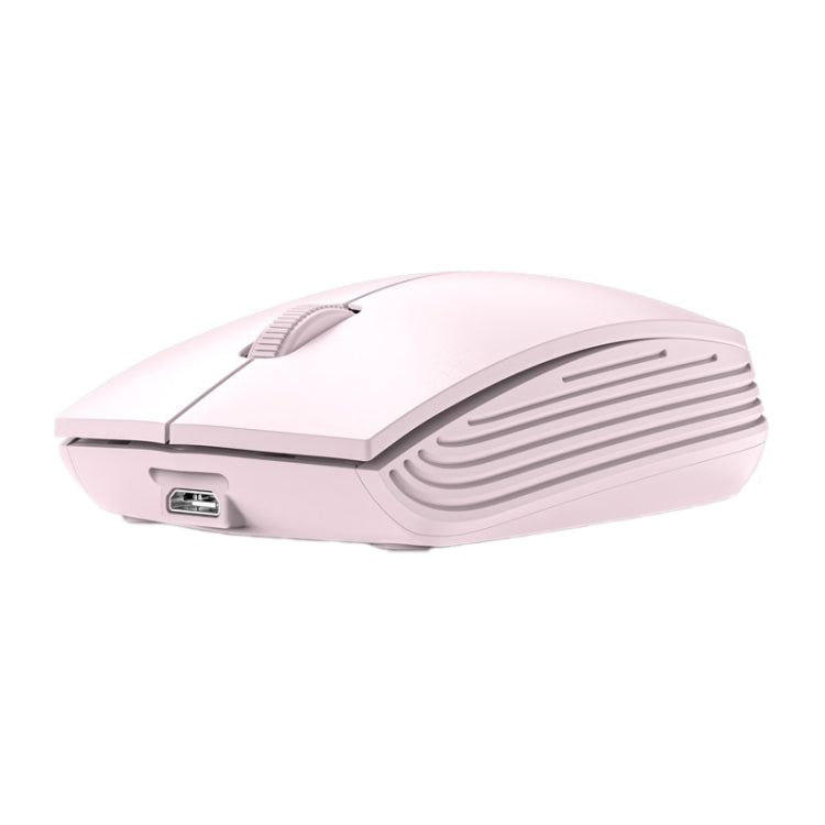 811 3 Keys Laptop Mini Wireless Mouse Portable Optical Mouse, Spec: Battery Version (Pink) by buy2fix