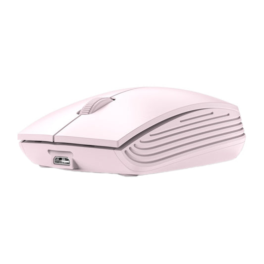 811 3 Keys Laptop Mini Wireless Mouse Portable Optical Mouse, Spec: Battery Version (Pink) by buy2fix