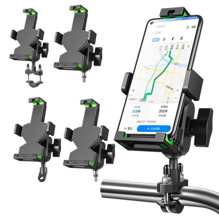 A04 Metal Motorcycle Mobile Phone Navigation Bracket Bicycle Frame Multifunctional Car Fixed Clamp(M10 Ball Header Installation Model) - In Car by buy2fix | Online Shopping UK | buy2fix