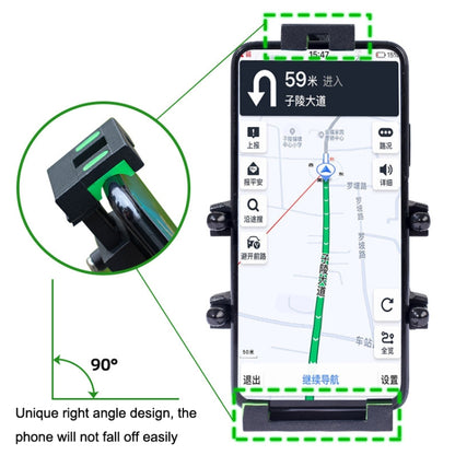 A02 Motorcycle Mobile Phone Navigation Bracket Car Riding Anti-shock Aluminum Alloy Rack(Car Handlebar Model) - In Car by buy2fix | Online Shopping UK | buy2fix