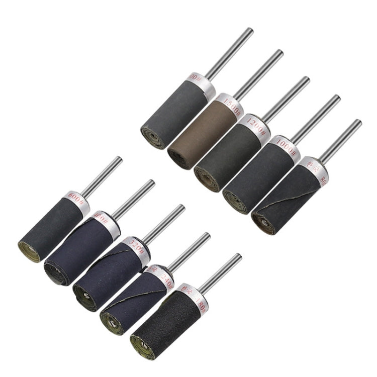 10pcs 3mm Handle Mirror Polishing Paper Stick, Mesh: 1000 by buy2fix