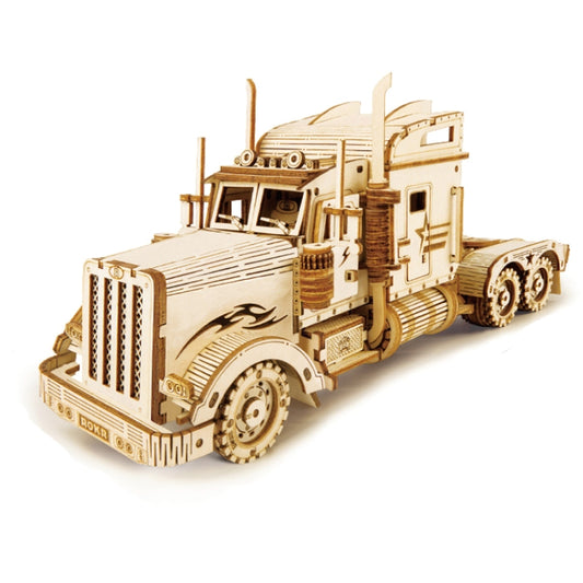 MC502 Long Truck 3D Three -Dimensional Puzzle Board Children Wood Puzzles Model - Puzzle Toys by buy2fix | Online Shopping UK | buy2fix