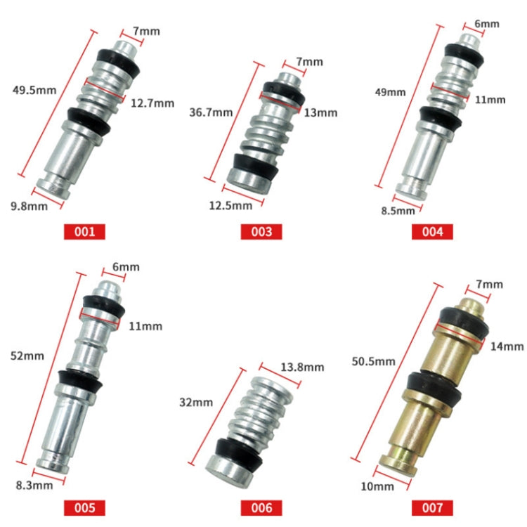 2pcs Motocross Disc Brake Upper Pump Piston Repair Kit(003 12.7mm) by buy2fix