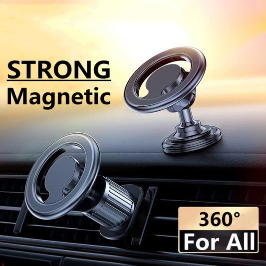 D19 Car Magnetic Mobile Phone Holder Rotatable Metal Navigation Bracket, Spec: Air Outlet (Black) by buy2fix