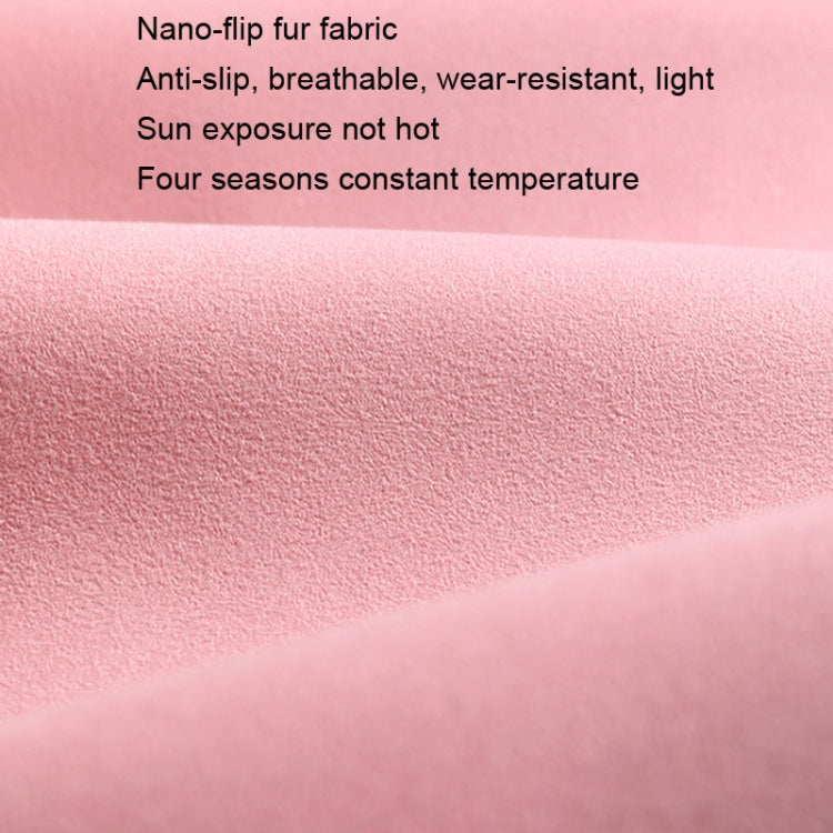 Flip-fur Car Cushion Breathable Ventilation Cushion for Four Seasons, Style: Front Cushion(Pink) - In Car by buy2fix | Online Shopping UK | buy2fix