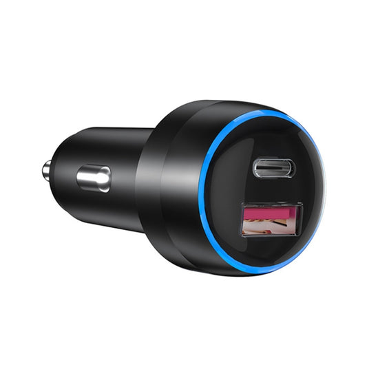 IBD355-1UC USB+Type-C/USB-C Dual Ports Mobile Phone Car Charger(QC3.0 18W+ PD 30W) - In Car by buy2fix | Online Shopping UK | buy2fix